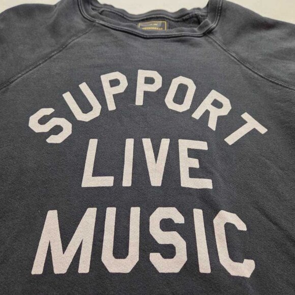 S Original Retro Band (from Anthropologie) Support Live Music sweatshirt - Picture 5 of 10